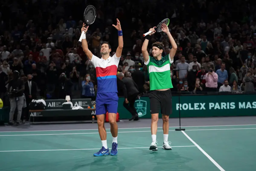 Paris Masters: Novak Djokovic, Filip Krajinovic gewinnen in der 1. Runde des Doppels