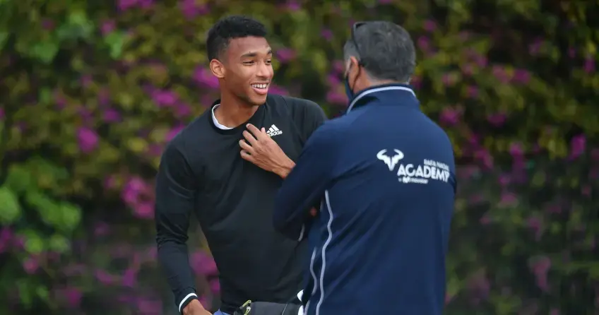 Toni Nadal gratuliert Felix Auger-Aliassime