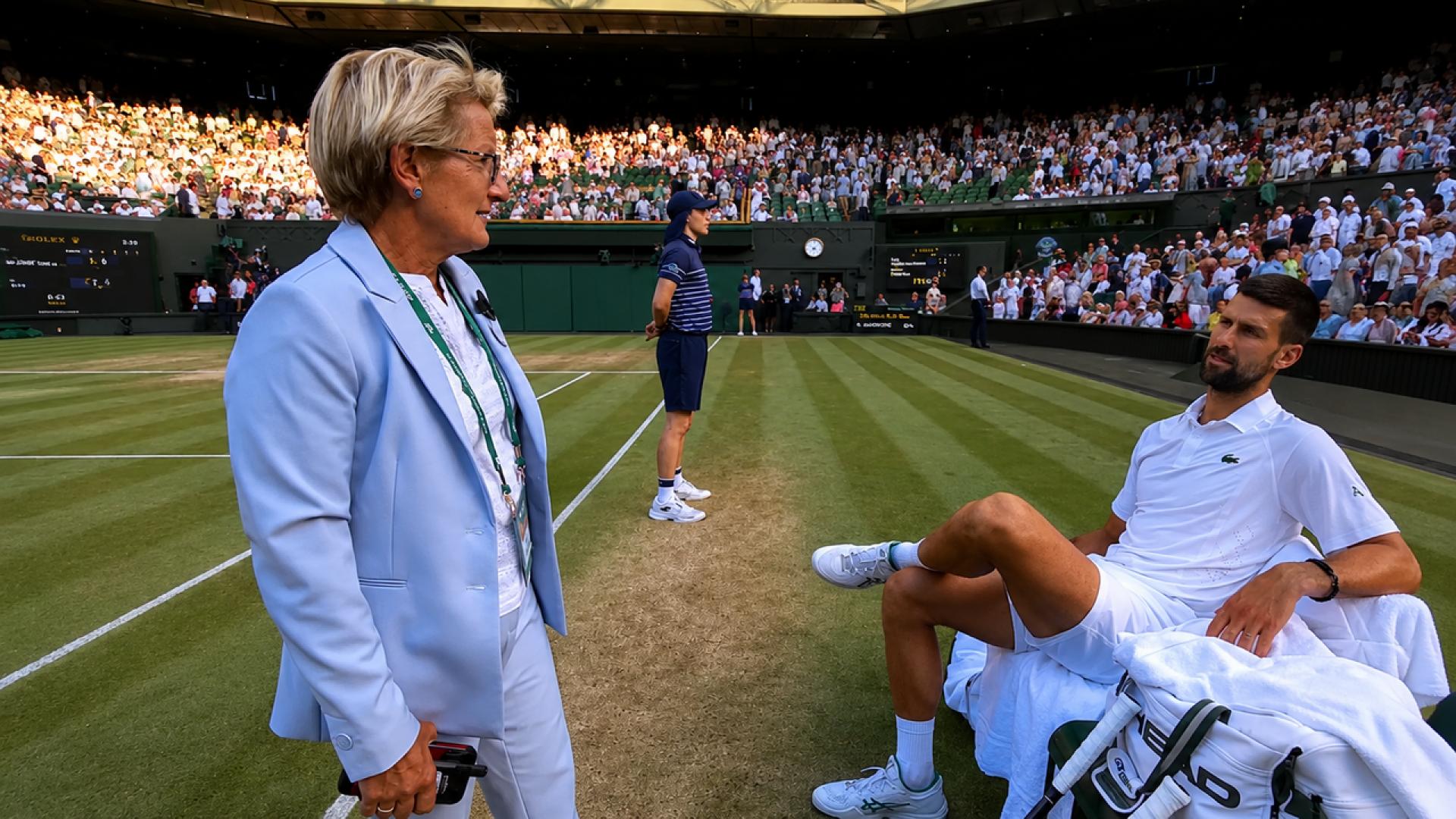 Novak Djokovic kritisiert Wimbledon-Offiziellen: „Mir ist das Match von Jannik Sinner egal“